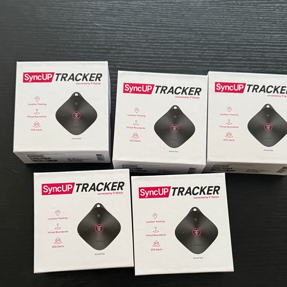 🔥 5 BRAND NEW – Factory Sealed 🔥
T-Mobile SyncUP Trackers – $100 Bundle